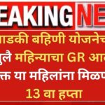 Ladki Bahin Yojana 13 installment