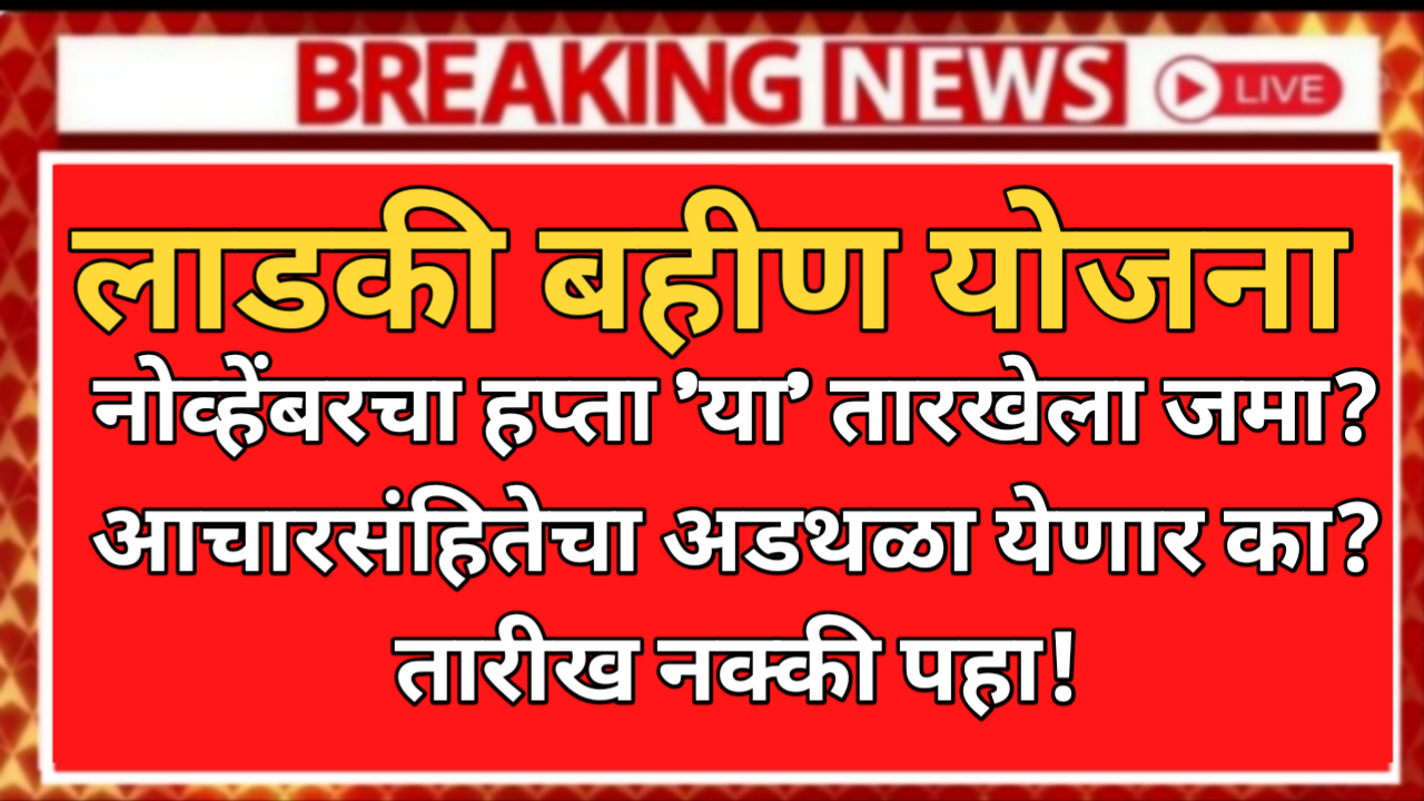 Ladki Bahin Yojana November Installement